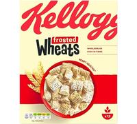 2 x Frosted Whole Wheat Squares - High-Fibre Breakfast Cereal - Lightly Sweetened Shredded Wheat Bites - No Artificial Flavours - 500g Box