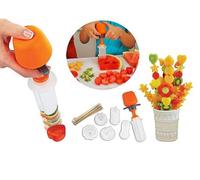 2 x Fruit Vegetable Cookie Cutters Set Food Shape Cutter Finger Food Skewers