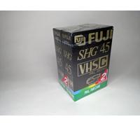 2 x Fuji EC-45 SHG Super High Grade VHS C Compact Camcorder Cassette Video Tapes
