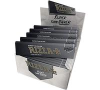 2 X Full Box of Silver King Size Slim Smoking Rolling Papers - 50 BOOKLETS