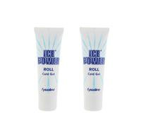 2 x Fysioline Ice Power Roll Cold Gel Pain Reliever 75g - FREE SHIPPING