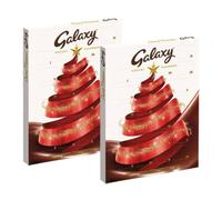 2 x Galaxy Chocolate Christmas Advent Calendars 2023 Kids | Christmas Gifts | Milk Chocolate Gift | Kids Advent Calendar | Advent Calendars For Women | 110g