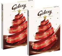 2 x Galaxy Milk Chocolate Limited Edition Advent Calendar, 110g, For Christmas Countdown 2025.