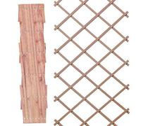2 X Gardman 07255 1.8M X 0.6M Expanding Riveted Tan Trellis Screen Garden Plant