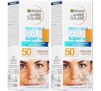 2 x Garnier Ambre Solaire INVISIBLE Serum SUPER UV SPF50 - 30ml