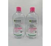 2 X Garnier Micellar Cleansing Water Gentle Face Cleanser & Makeup Remover 700Ml