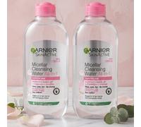 2 X Garnier Micellar Cleansing Water Gentle Face Cleanser & Makeup Remover 700Ml