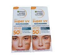 2 X Garnier SUPER UV Niacinamide anti-imperfections fluid spf 50+ 40ml