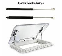 2 X Gas Struts Suit Dometic For Seitz Heki Caravan Hatch Skylight 330mm Uk