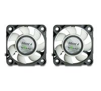 2 x Gelid Solutions Silent 4 PC Fans 4cm 40mm 4200RPM Quiet 48Hr RM Del x 2 Pack