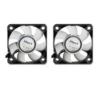 2 x Gelid Solutions Silent 5 PC Fans 5cm 50mm 4000RPM Quiet 48Hr RM Del x 2 Pack