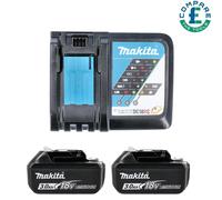 Genuine Makita 18V 3.0Ah LXT Lithium Battery BL1830 + DC18RC Fast Charger