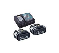 2 x Genuine Makita 18V 5.0Ah LXT Lithium Battery BL1850 + DC18RC Fast Charger