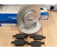 Genuine Delphi BG4116C Front Brake Disc Set Coated 258mm for Toyota Yaris II III