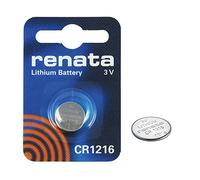2 x Genuine Renata CR1216 Lithium 30mAh 3V Battery Cell Coin Button Watch Batteries