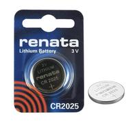 2 x Genuine Renata CR2025 3V 165mAh Lithium Batteries Cell Coin Button Watch Battery