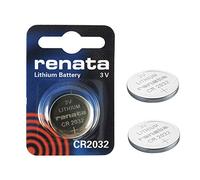 2 x Genuine Renata CR2032 3V 225mAh Lithium Batteries Cell Coin Button Watch Battery
