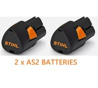 2 x Genuine Stihl AS2 Lithium-Ion Batteries GTA26 FSA BGA RCA SEA ASA HSA KOA
