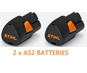 2 x Genuine Stihl AS2 Lithium-Ion Batteries GTA26 FSA BGA RCA SEA ASA HSA KOA