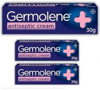 2 x Germolene Antiseptic Cream with Local Anaesthetic 30g - Care Bundle Including Care First Aid Cream Guide - Dual Action Fast Relief Numbing Cream for Cuts, Grazes & Minor Burns