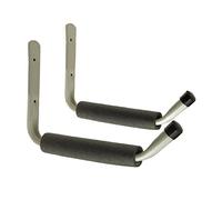 2 x Giant Heavy Duty Storage Hooks Wall Mounted Ladder Bike Garage Padded Hook