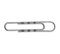 2 X Giant Paperclips Wavy Length 76mm [Pack of 100]