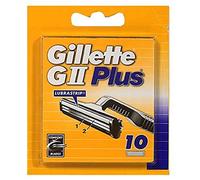 2 x Gillette GII Plus Mens Razor Blades - 10 Refills