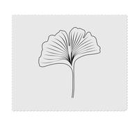 2 x 'Ginkgo Leaf' Microfibre Lens/Glasses Cleaning Cloths (LC00027117)