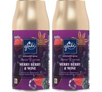 2 x Glade Automatic Spray Refill 269ml - Merry Berry & Wine