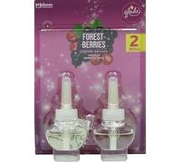 2 x Glade Electric Plug In Airfreshner Refill 20ml - Forest Berries