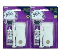 2 x Glade Touch & Fresh Holder + 12ml Refill - Lavender