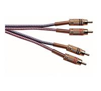 2 x Gold Plated Phono Plugs to 2 Gold Plated Phono Plugs, Co