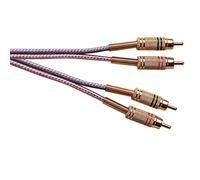 2 x Gold Plated Phono Plugs to 2 Gold Plated Phono Plugs, Co