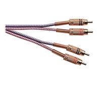 2 x Gold Plated Phono Plugs to 2 Gold Plated Phono Plugs, Co