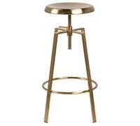 2 x Goose Gold Screw Bolt Round Bar Stool