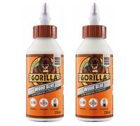 2 x Gorilla Wood Glue Adhesive Heavy Duty Water Resistant Indoor Outdoor 236ml