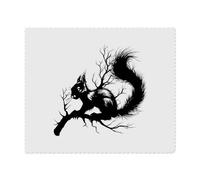 2 x 'Gothic Squirrel on Branch' Microfibre Lens/Glasses Cleaning Cloths (LC00028052)