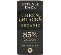 2 x Green & Black's Organic 85% Dark Chocolate Bar 90g - Richer and Creamier Taste (Original Milk Chocolate)