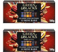 2 x Green & Black's Organic Classic Collection Chocolate Gift 180g