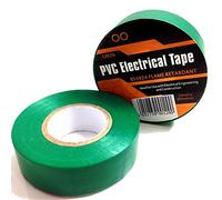 2 x Green Electrical PVC Insulation/Insulating Tape 19mm x 20m - Flame Retardant