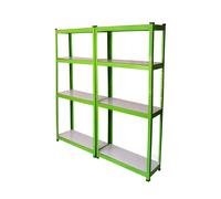 2 x Greenhouse Shelves Shelving Unit Racking Boltless Heavy Duty Storage Shelf