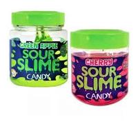 2 x Gummie Super Sour edible Candy Slime Sweet 99g Cherry & Green Apple Sour Gummie Slime ! one of Each Flavour ! CANDY !