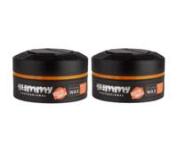 2 X Gummy Keratin Styling Wax-Ultra Hold Hard Finish, Matte, Bright, Gloss Shine