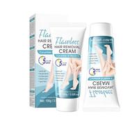 2 x hair removal cream, legs, arms, armpits, hair removal cream, hair removal from body parts, hair removal with long-lasting results, for bikini, pubic area, face and body