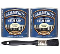 Smoothrite Black Direct TO Rust Gloss Paint 250ml Tin Black 250ml