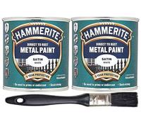 Smoothrite Black Direct TO Rust Gloss Paint 250ml Tin Black 250ml