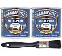 Smoothrite Black Direct TO Rust Gloss Paint 250ml Tin Black 250ml