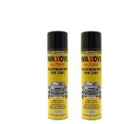 2 X HAMMERITE WAXOYL CLEAR 400ML AEROSOL SPRAY RUST PROOF PREVENTION - 5092943