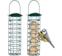 2 X Hanging Garden Bird Fatball Feeder For Garden Song Wild Birds