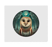 2 x 'Happy Barn Owl' Microfibre Lens/Glasses Cleaning Cloths (LC00031724)